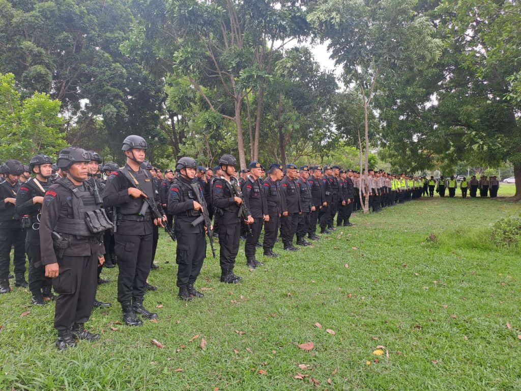 Batalyon A Pelopor Satbrimob Polda Sumsel Terjunkan Personel, Lakukan Pengamanan Sepakbola di Jakabaring