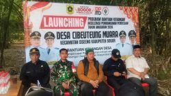 Camat Ciseeng Hadiri Launching Bankeu 2026 Desa Cibeuteung Muara, Pembangunan Jalan Rp295 Juta Dimulai